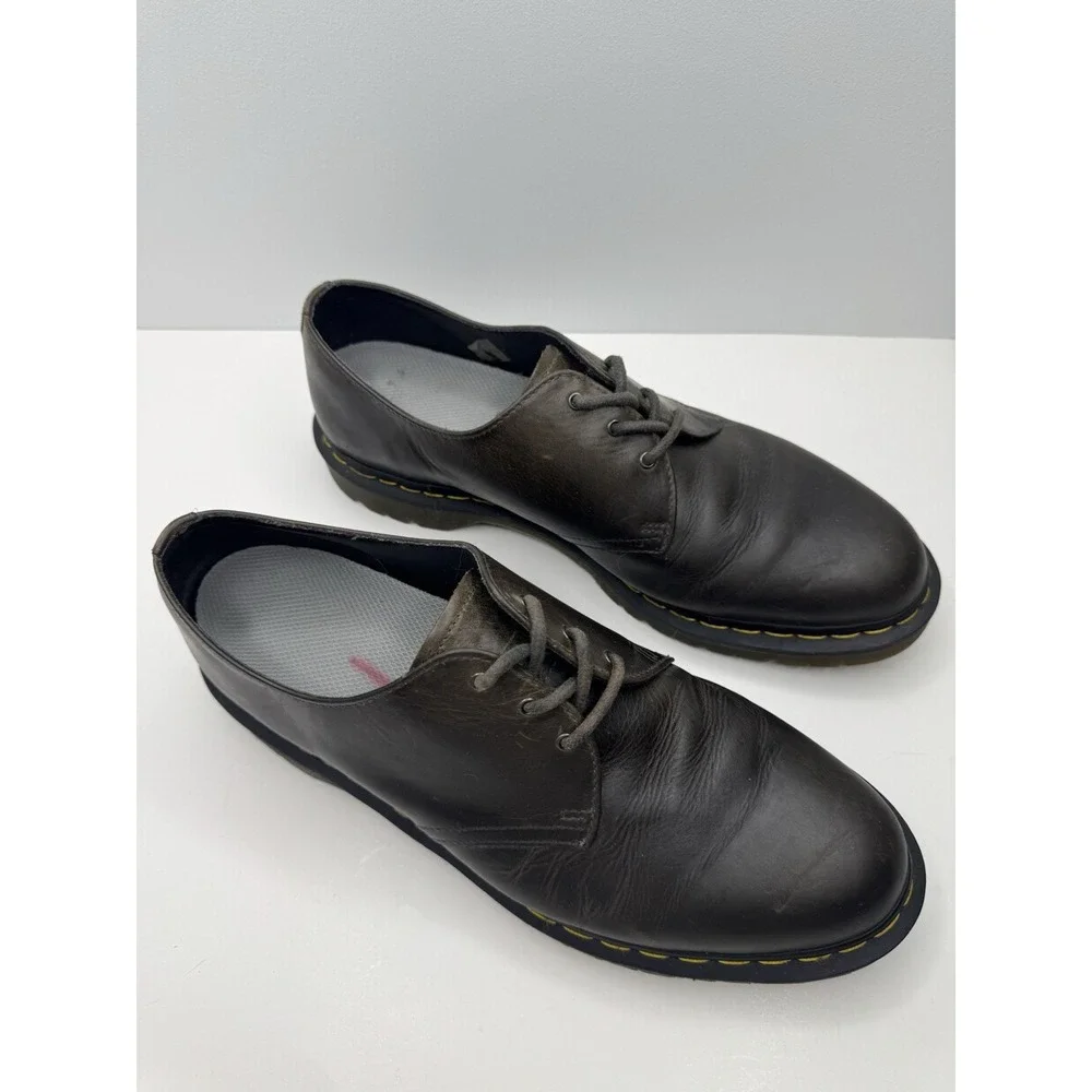 Dr.‎ Martens 1461 Oxford Dark Taupe Orleans Men's 14 23775